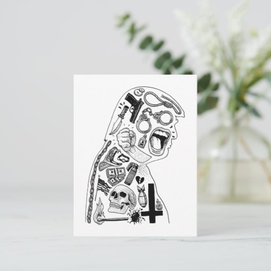 Hannah Lee Scott Postkarte (Stehend Vorderseite)