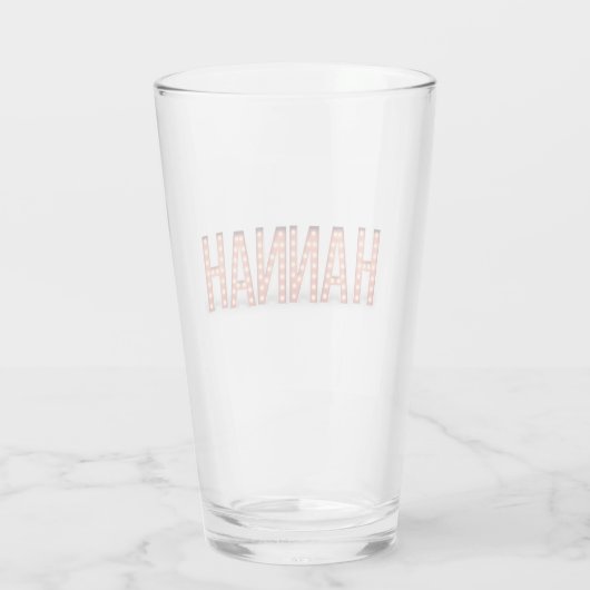 Hannah Marquee Lights Glas (Rückseite)