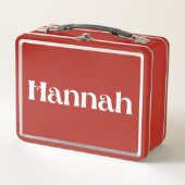Hannah Metall Brotdose (Vorderseite)