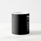 Hannah Nutrition Fakten Name Personalisiert Nickna Kaffeetasse (Mittel)