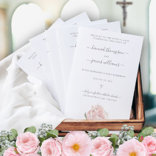 Hannah Pink Katholische Hochzeitsprogramm mit Mass