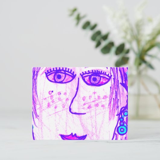 Hannah Postcard Postkarte (Stehend Vorderseite)