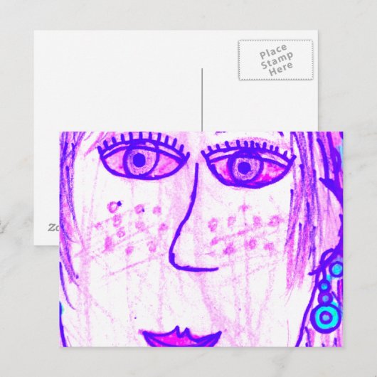 Hannah Postcard Postkarte (Vorne/Hinten)