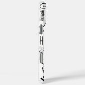 Hannah Schwarz-weiß Case-Mate iPhone Case (Rückseite / Rechts)