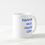 HANNAH TASSE ÜBERGIBT WEG! (VorderseiteRechts)
