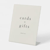 HANNAH Vintag Creme Einfache Karten und Geschenke Sockelschild (Vorderseite)