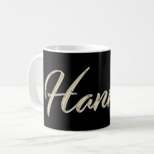 Hannah white gold Handwriting Tasse Kaffeetasse
