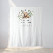 HANNAH Wir können frühzeitig abwarten Baby Dusche Wandteppich