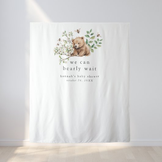 HANNAH Wir können frühzeitig abwarten Baby Dusche Wandteppich