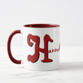 Hannahbedeutungs-und -namen-Ursprungs-Tasse Tasse (Links)