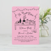 Hannahs Begrüßungsnacht vor Chihuahua Einladung (Stehend Vorderseite)