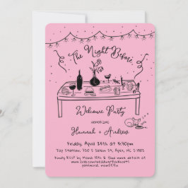 Hannahs Begrüßungsnacht vor Chihuahua Einladung