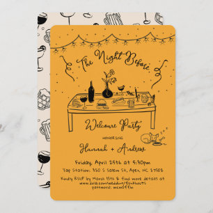 Hannahs Begrüßungsnacht vor Chihuahua Einladung