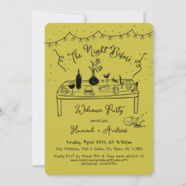 Hannahs Begrüßungsnacht vor Chihuahua Einladung