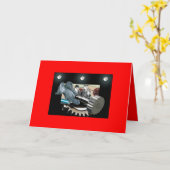 HannaH's Imitats-Collages 07 Karte (Gelbe Blume)