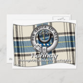 Hannay Clan Postkarte (Vorne/Hinten)