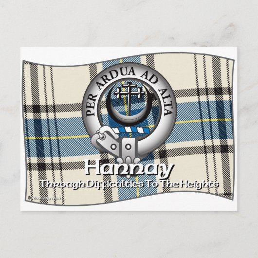 Hannay Clan Postkarte (Vorderseite)