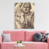 Hannibal (247-183 v. Chr.) (Gravieren) Leinwanddruck (Insitu (Wohnzimmer))