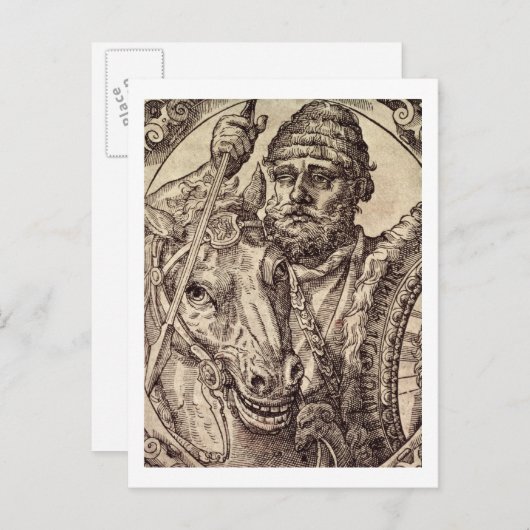 Hannibal (247-183 v. Chr.) (Gravieren) Postkarte (Vorne/Hinten)