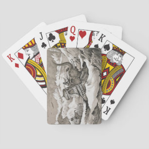 Hannibal (247-183 v. Chr.) und seine Kriegselefant Spielkarten