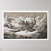 Hannibal (247-c.183 BC) and his war elephants cros Poster (Vorne)