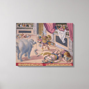 Hannibal (247-c.183 BC) macht besiegte Römer Figh Leinwanddruck