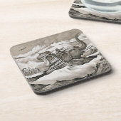 Hannibal (247-c.183 BC) und seine Getränkeuntersetzer (Linke Seite)