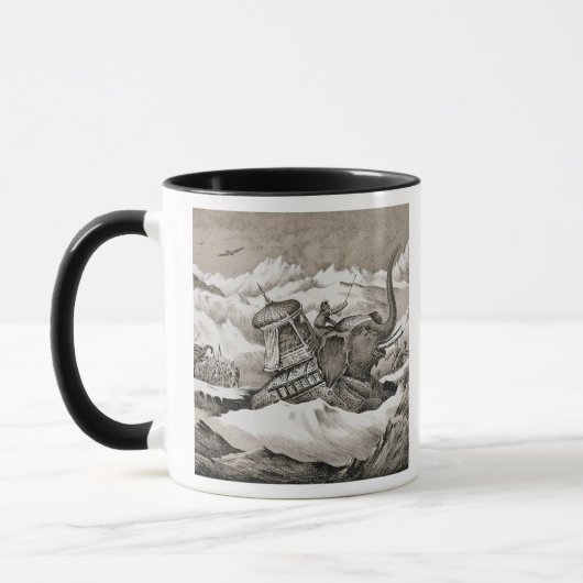 Hannibal (247-c.183 BC) und seine Tasse (Links)