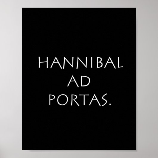 Hannibal ad portas poster (Vorne)