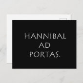 Hannibal ad portas postkarte (Vorne/Hinten)