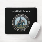 Hannibal Barca 2. Punic War Battles Carthage Mousepad (Mit Mouse)