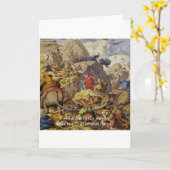 Hannibal Barca & Army & Quote Gifts & Cards Karte (Gelbe Blume)