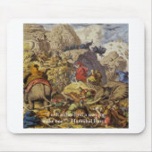 Hannibal Barca & Army & Quote Ohrts & Cards Mousepad (Vorne)