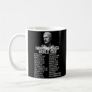Hannibal Barca Carthage World Tour History Kaffeetasse