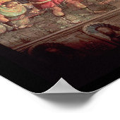 Hannibal Crossing the Alps Poster (Ecke)