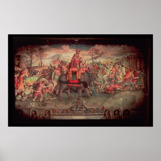 Hannibal Crossing the Alps Poster (Vorne)