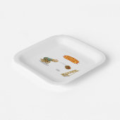 Hannibal die Kanonenkugel Pappteller (Gewinkelt)