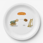 Hannibal die Kanonenkugel Pappteller (Vorderseite)