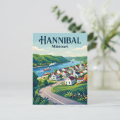 Hannibal (Missouri) Postkarte (Stehend Vorderseite)