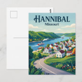 Hannibal (Missouri) Postkarte (Vorne/Hinten)