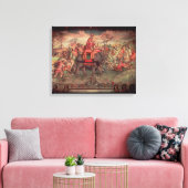 Hannibal über die Alpen Leinwanddruck (Insitu (Wohnzimmer))