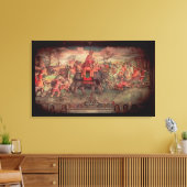 Hannibal über die Alpen Leinwanddruck (Insitu (Wohnzimmer))