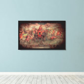 Hannibal über die Alpen Leinwanddruck (Insitu (Holzboden))