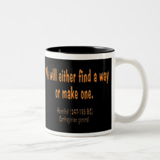 Hannibal Zitat, Team-Mike-Tasse Zweifarbige Tasse