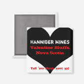 Hanniger Mines Magnet (Vorderseite/Rückseite)