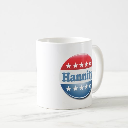 Hannity Knopf Kaffeetasse (VorderseiteRechts)