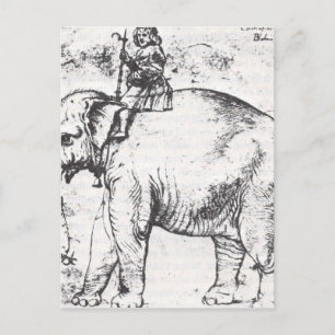 Hanno, The Popes Leo X Elephant von Raphael Postkarte