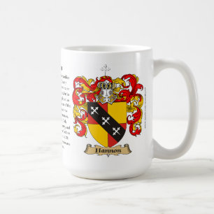 Hannon, der Ursprung, die Bedeutung und das Wappen Kaffeetasse