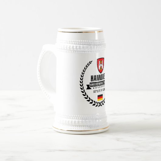 Hannover Bierglas (Vorderseite Links)