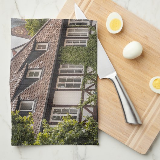 Hannover Deutschland Geschirrtuch (Viertel Falte)